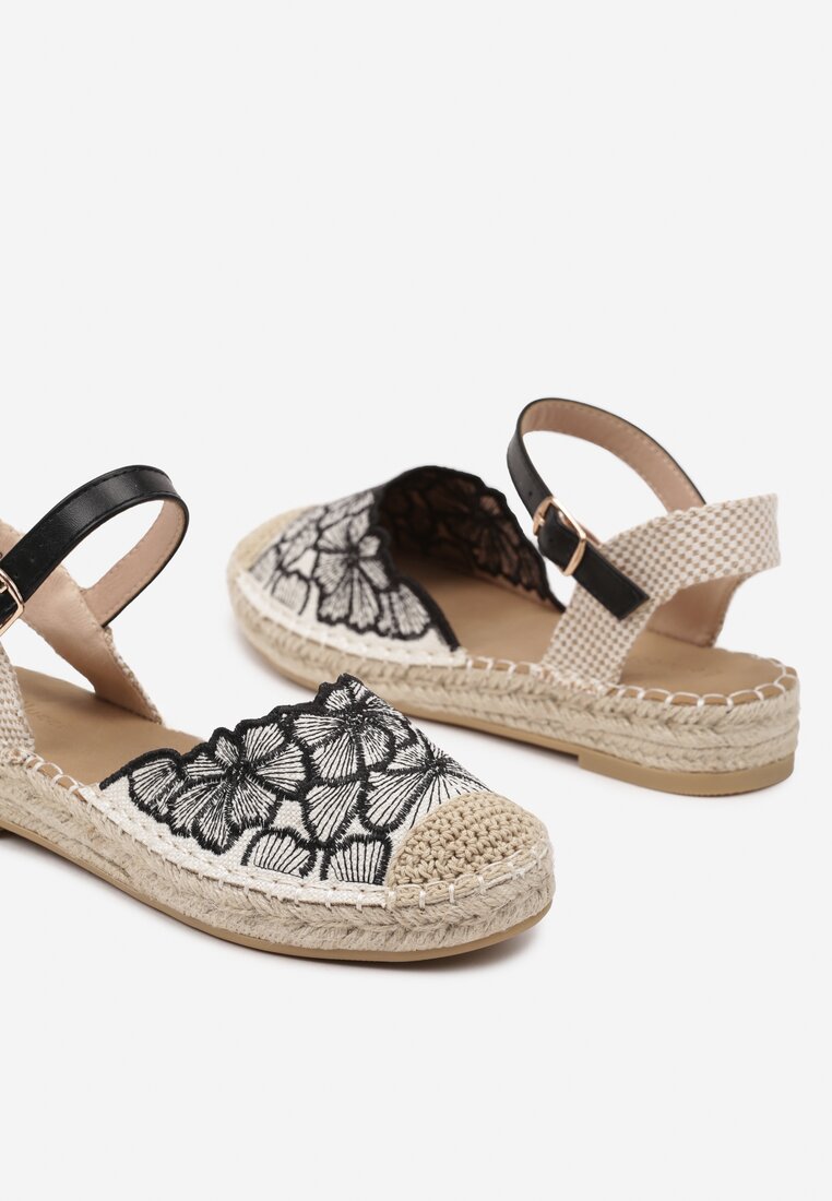 Fekete Espadrilles