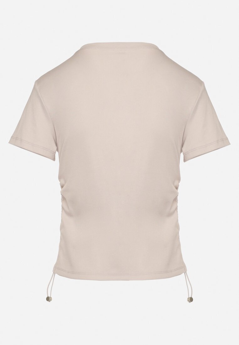 T-shirt Bej închis