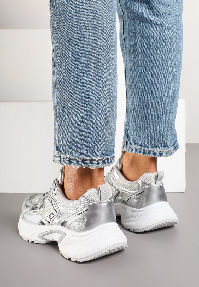 Sneakers Argintii