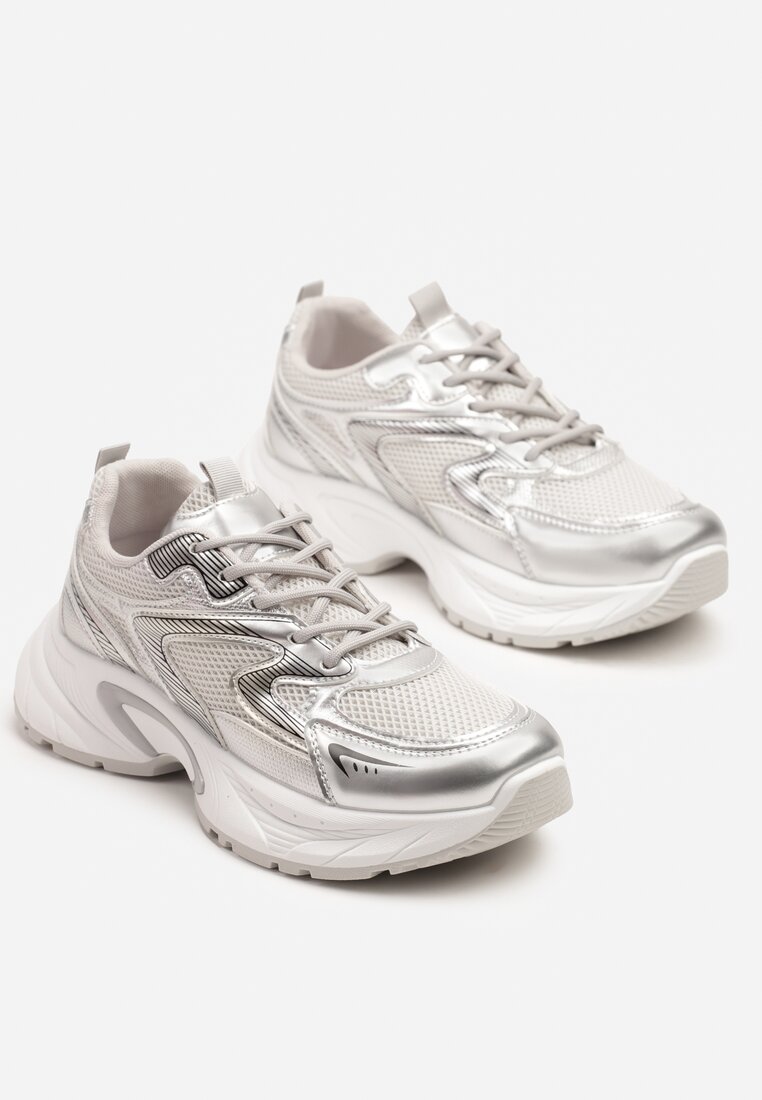 Sneakers Argintii