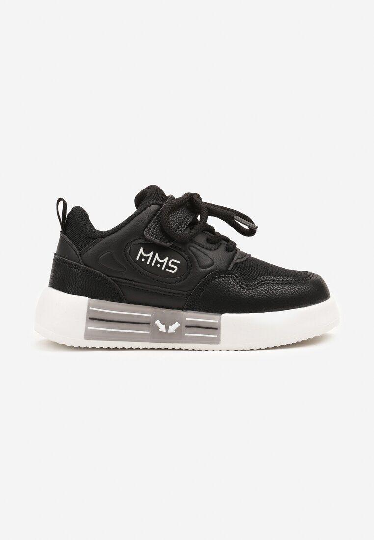 Czarne Buty Sportowe Sneakersy z Wkładką ze Skóry Naturalnej Florvesa