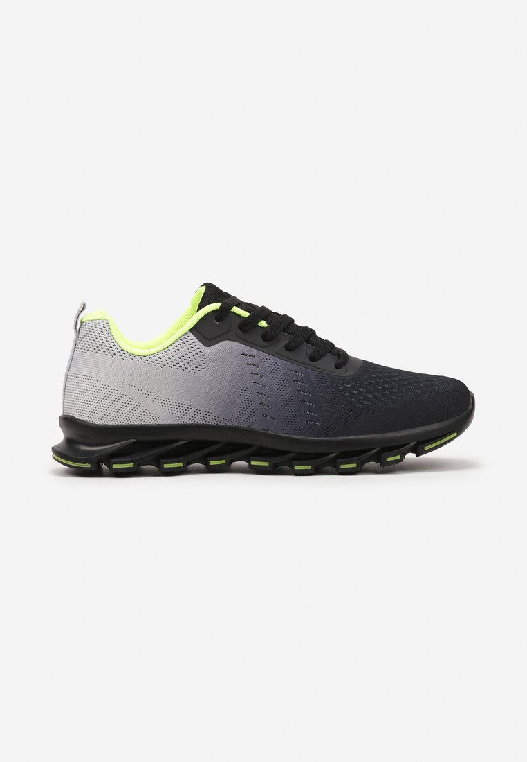 Pantofi sport Gri cu verde