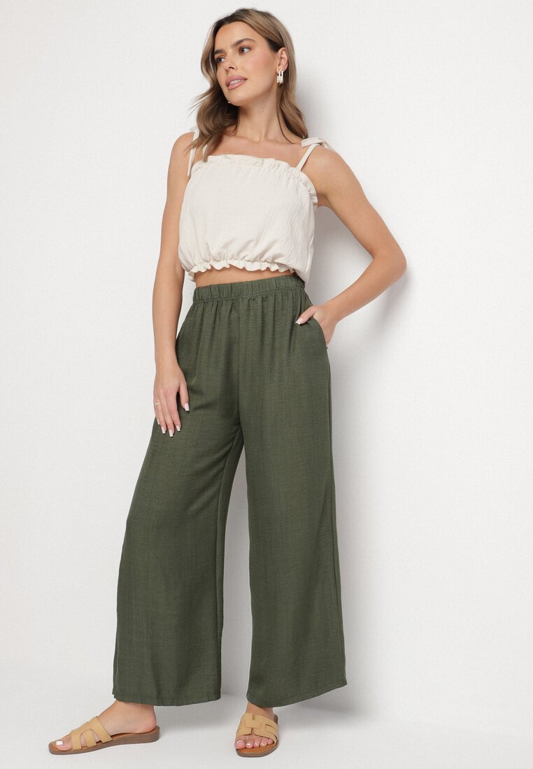 Pantaloni Verde închis