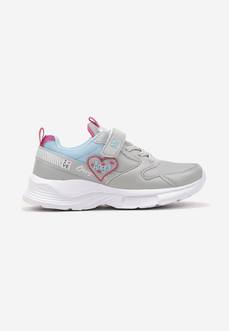 Pantofi sport Gri cu albastru
