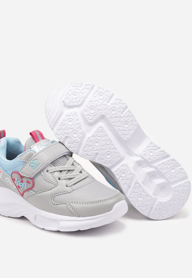 Pantofi sport Gri cu albastru