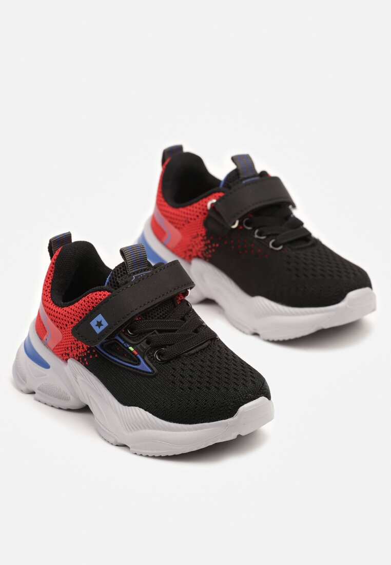 Pantofi sport Negru cu roșu