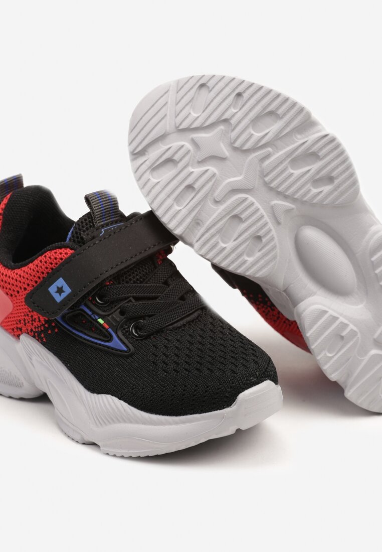 Pantofi sport Negru cu roșu