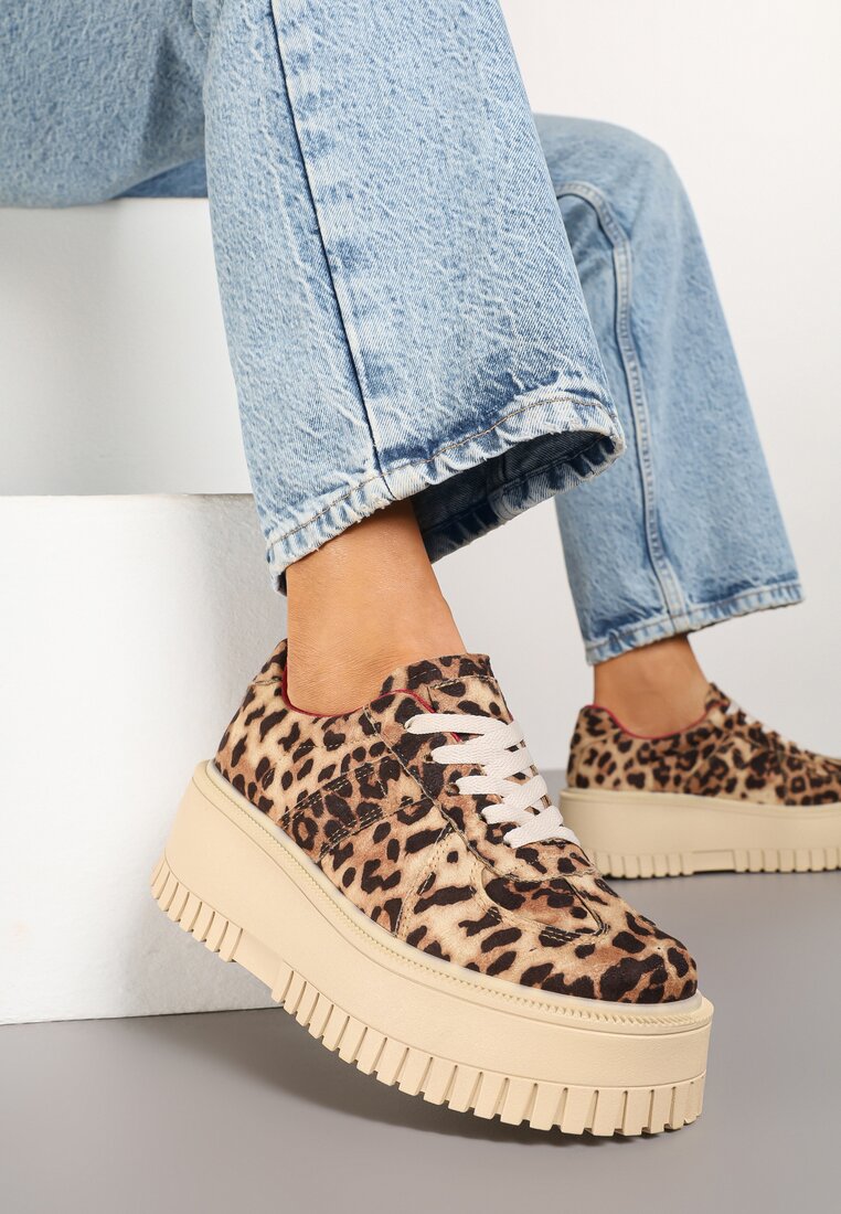Sneakers Imprimeu leopard