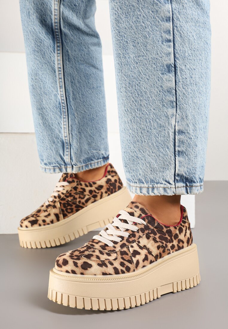 Sneakers Imprimeu leopard