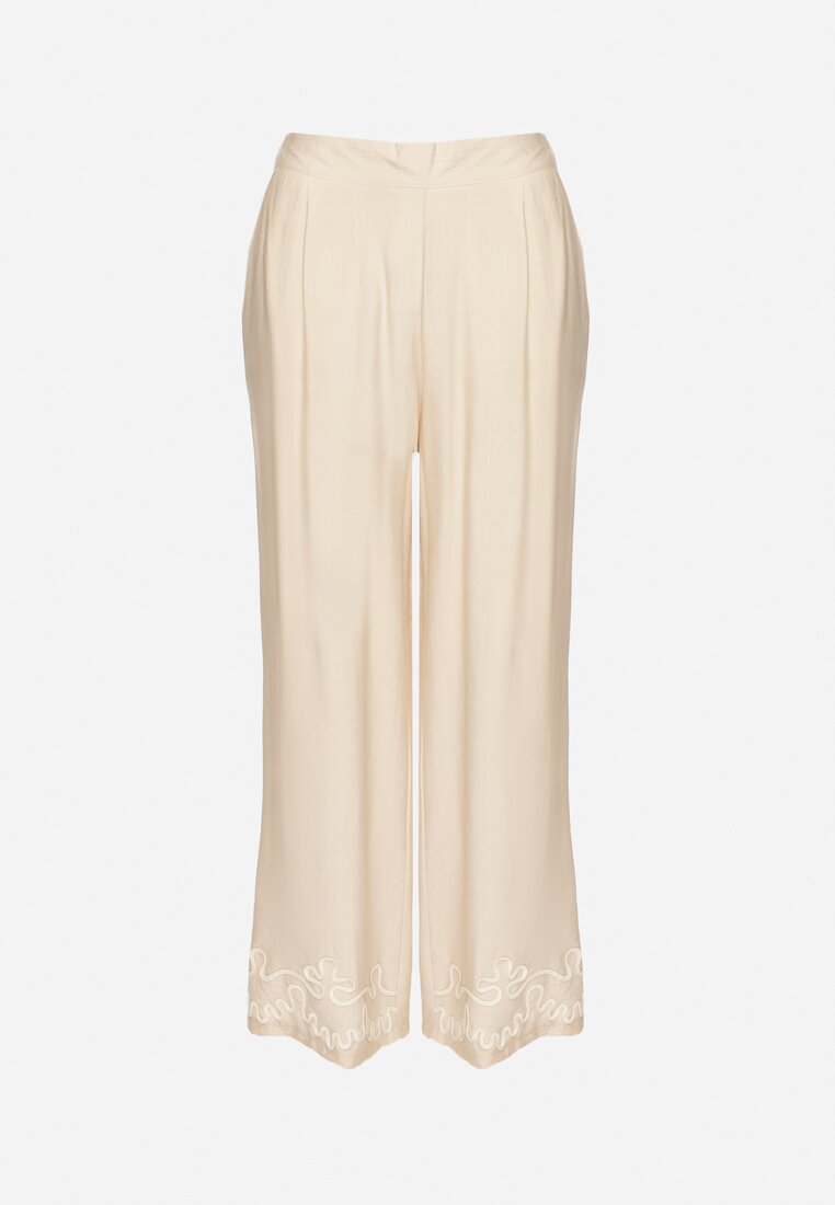 Pantaloni Bej deschis
