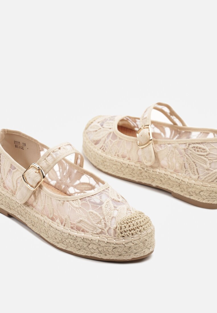 Espadrile Bej