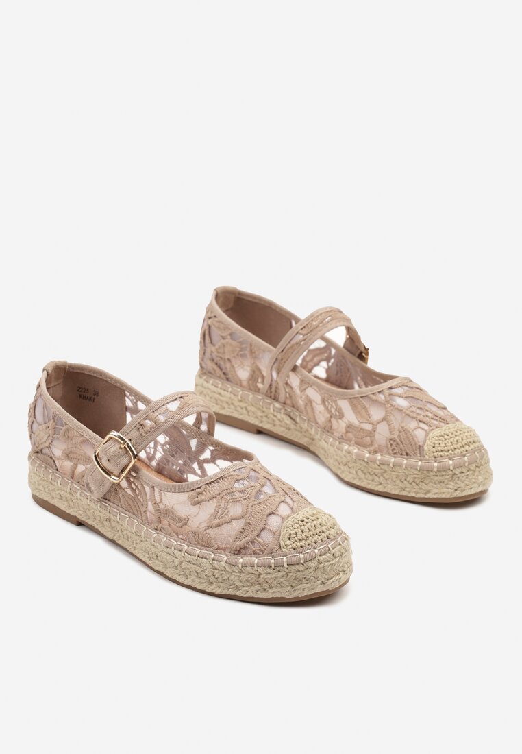 Espadrile Bej închis