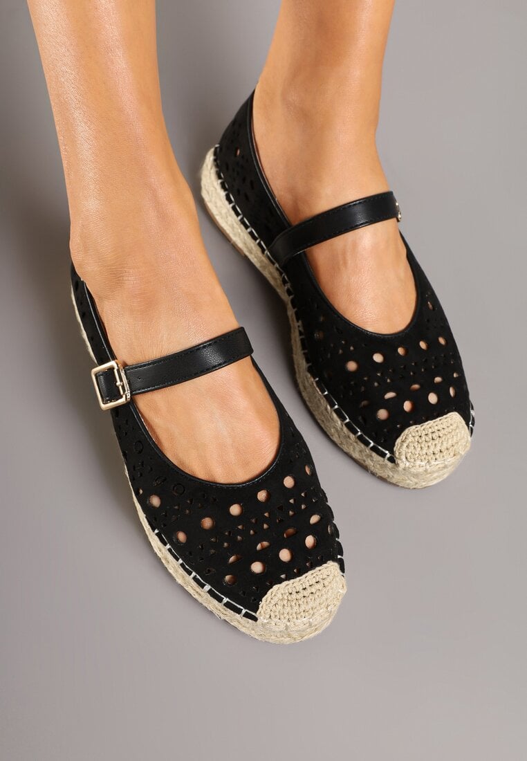 Fekete Espadrilles