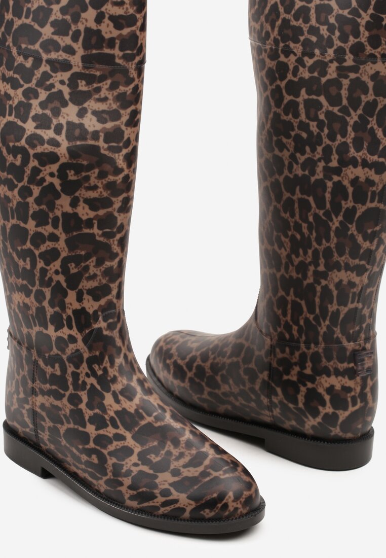 Cizme de cauciuc  Imprimeu leopard