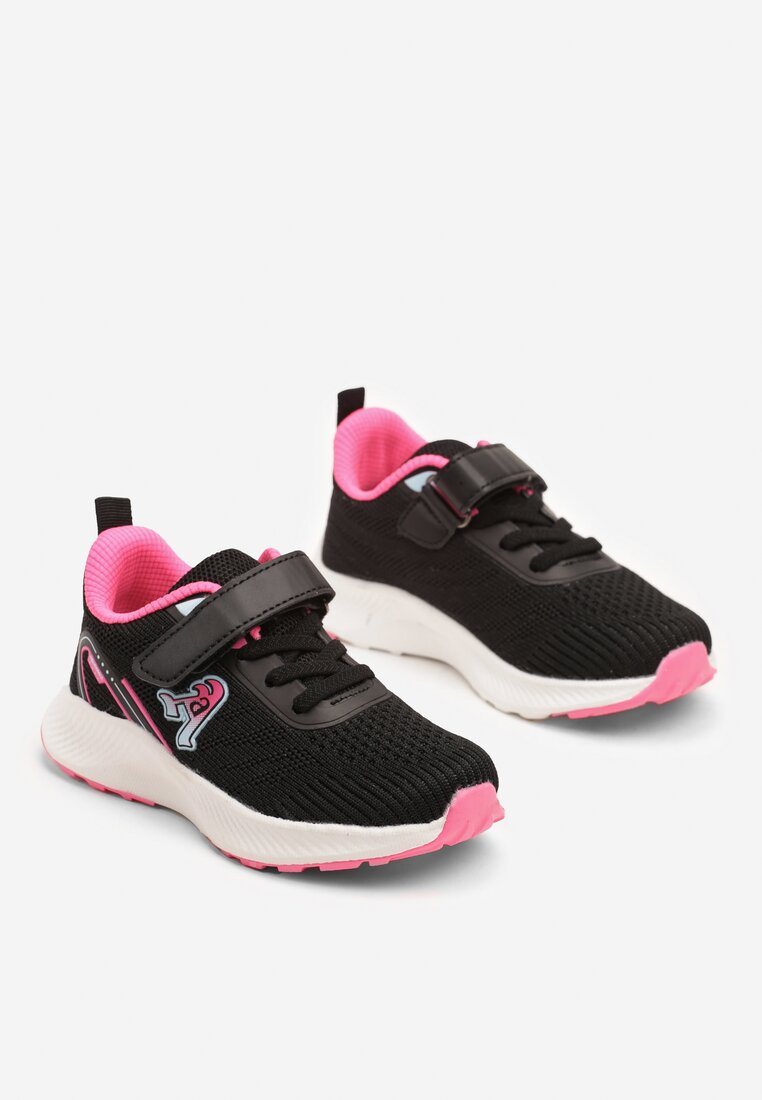 Pantofi sport Negru cu fucsia