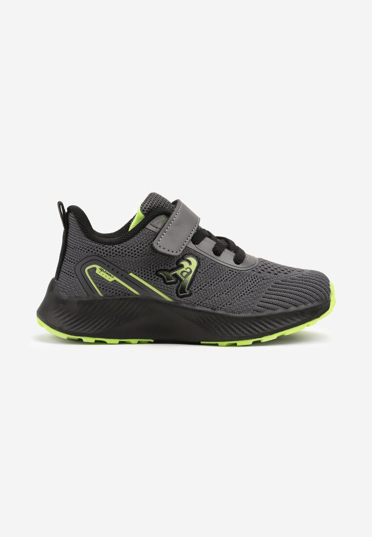 Pantofi sport Gri cu verde