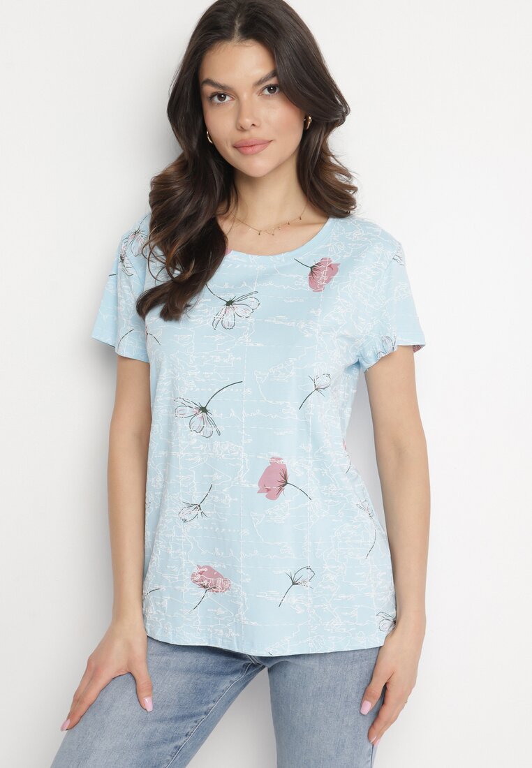 T-shirt Albastru deschis