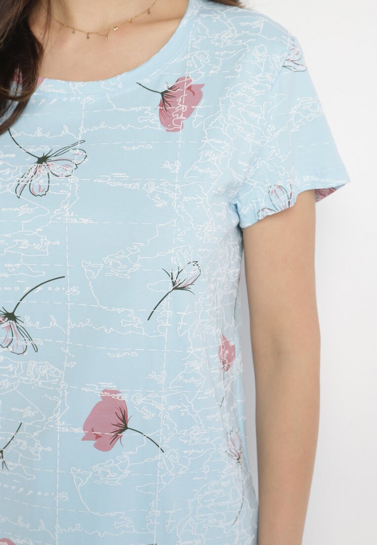 T-shirt Albastru deschis