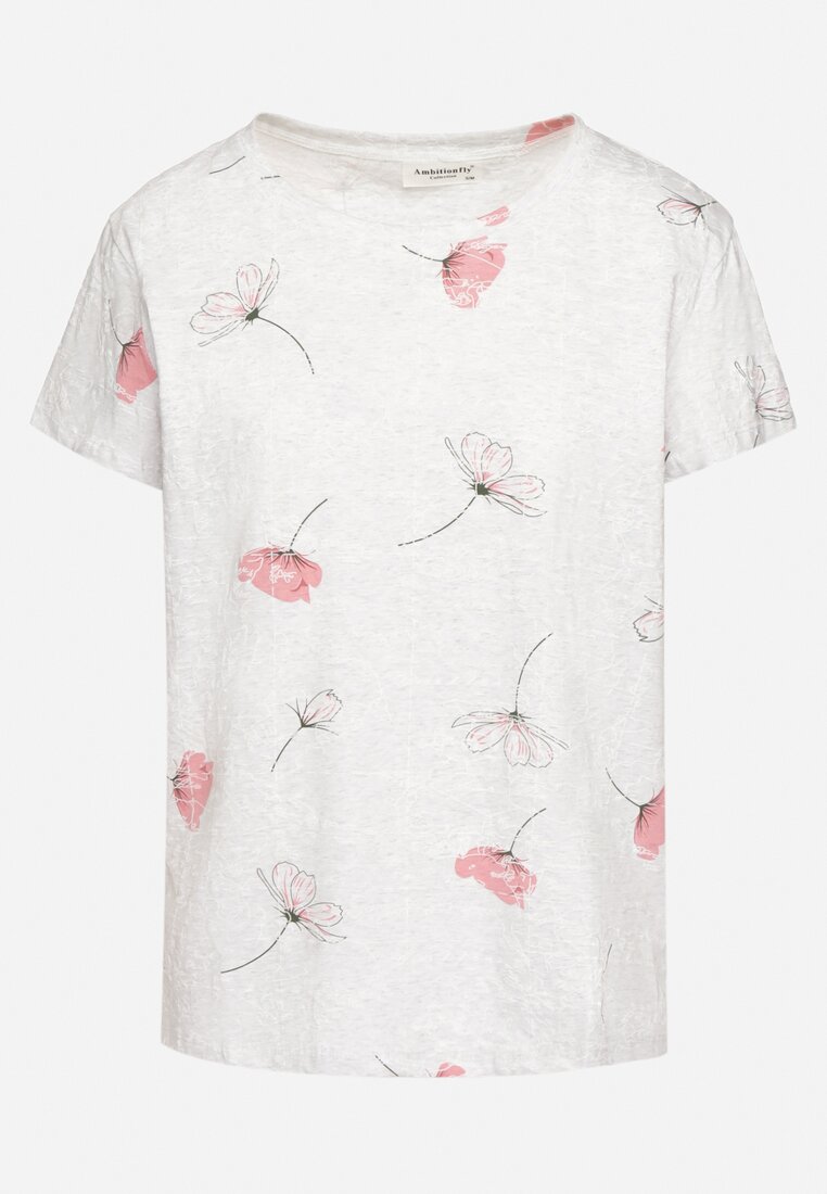 T-shirt Gri deschis