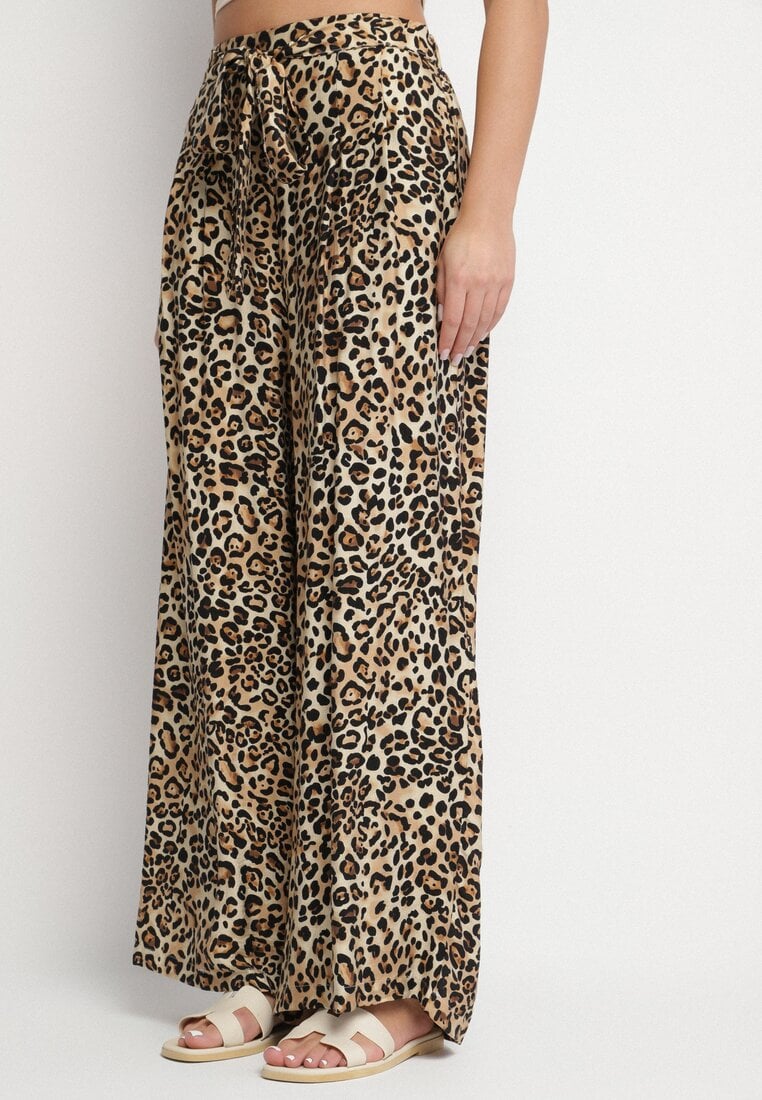 Pantaloni Imprimeu leopard