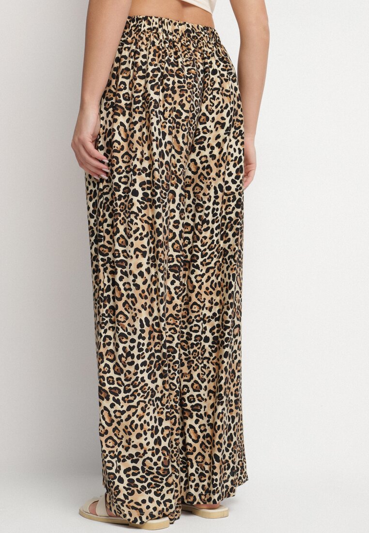 Pantaloni Imprimeu leopard