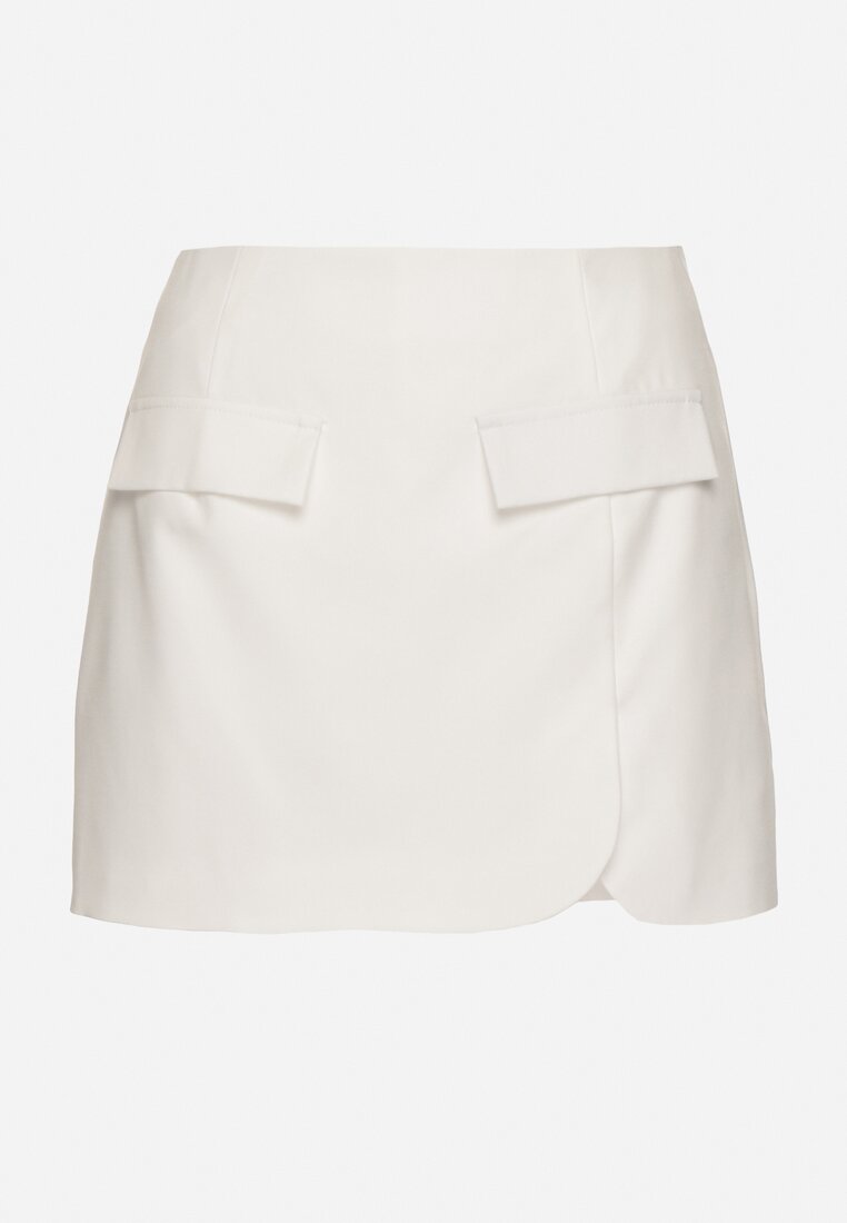 Pantaloni scurți Albi