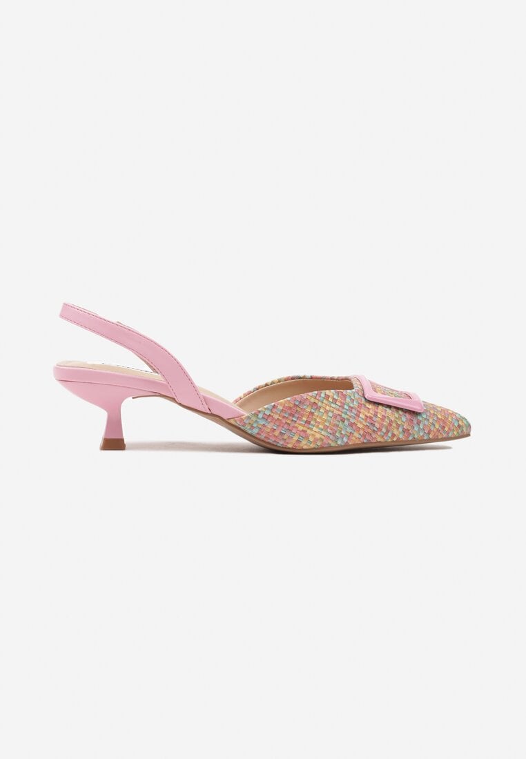 Pantofi cu toc Roz