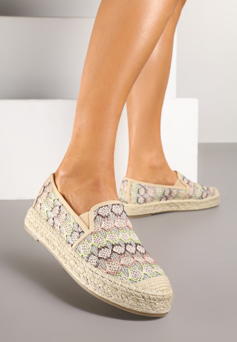 Espadrile Bej