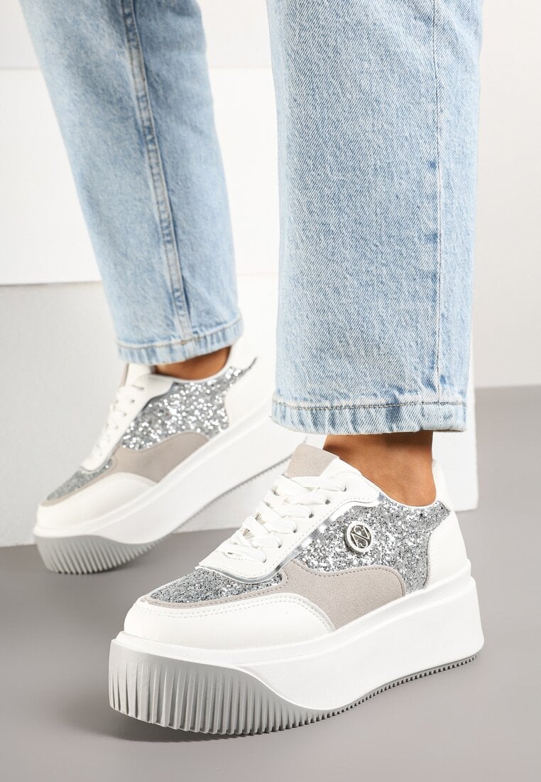 Sneakers Argintii