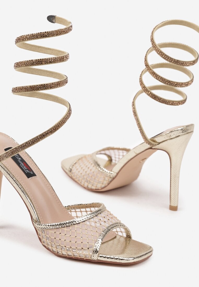 Pantofi stiletto Aurii