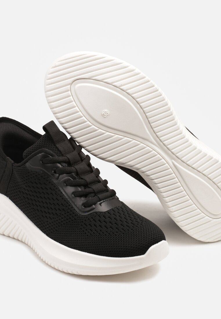 Sneakers Negru cu alb