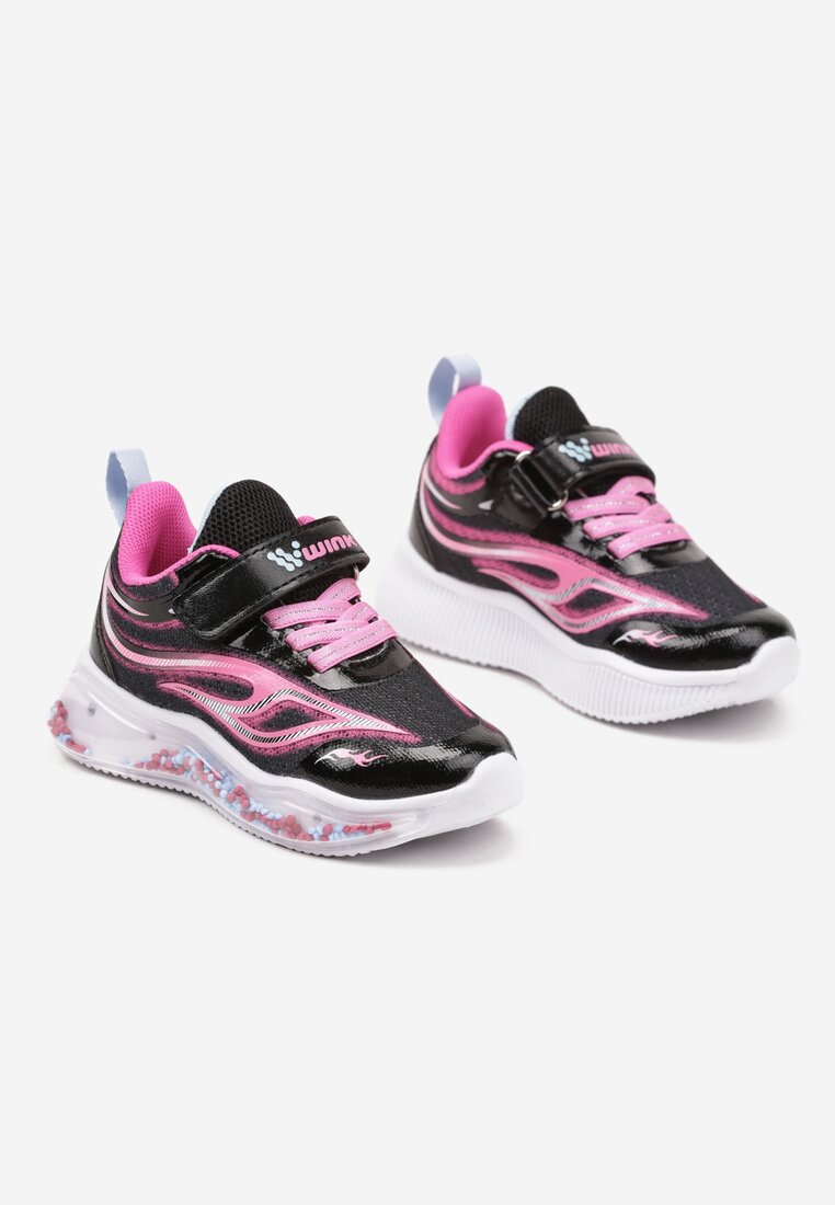 Pantofi sport Negru cu fucsia