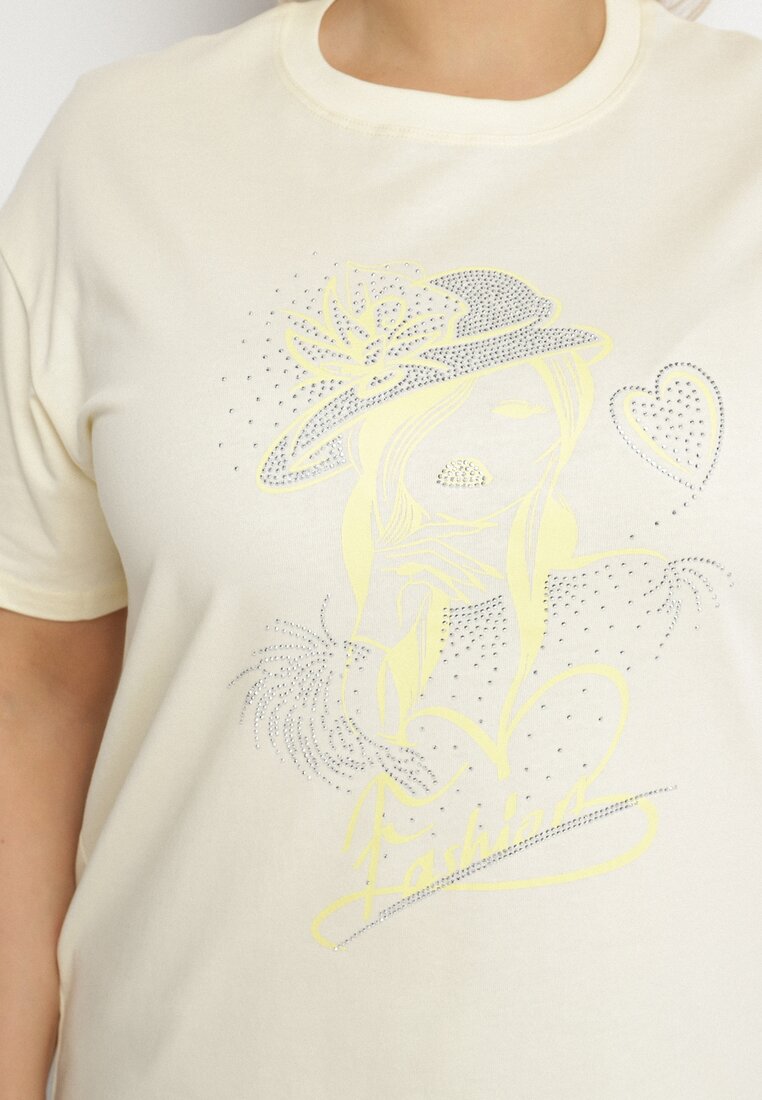 T-shirt Galben deschis