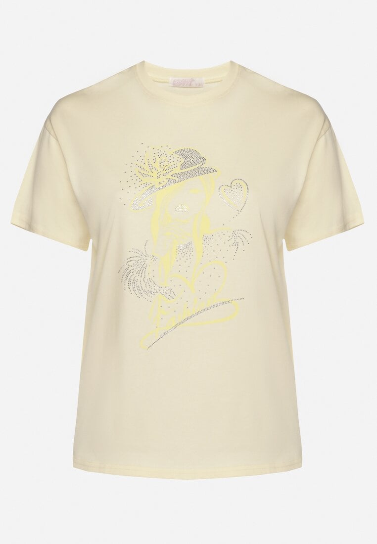 T-shirt Galben deschis