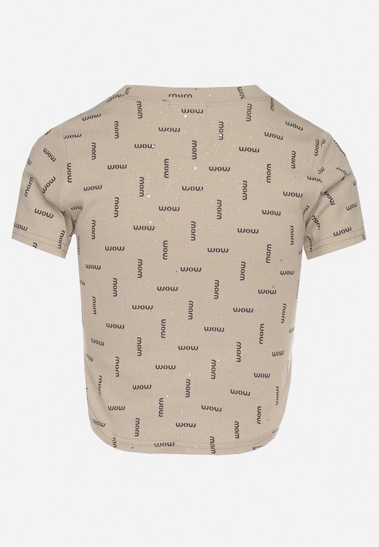 T-shirt Bej închis