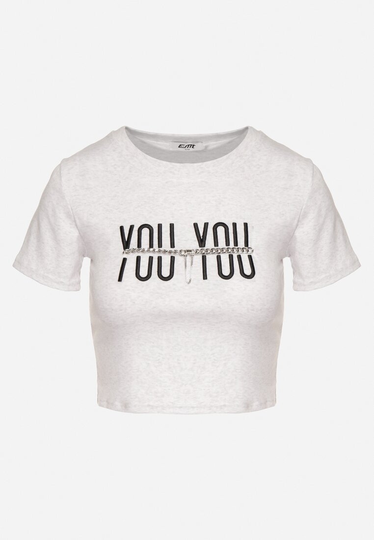 T-shirt Gri deschis