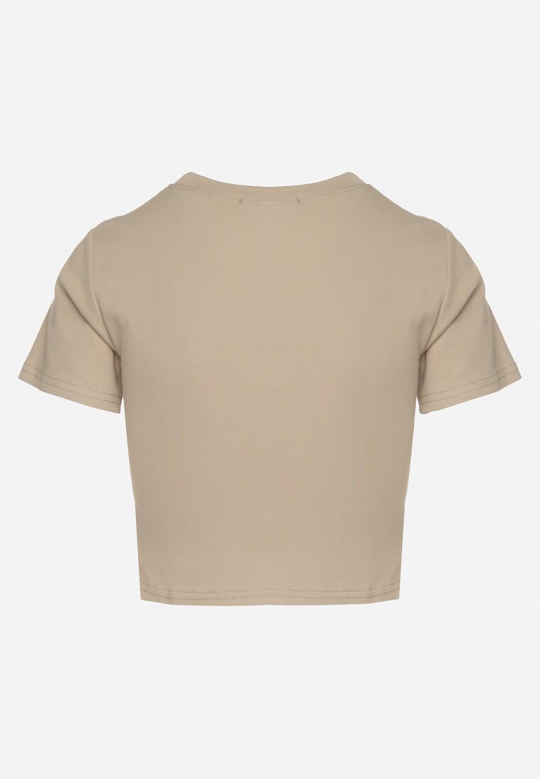 T-shirt Bej închis