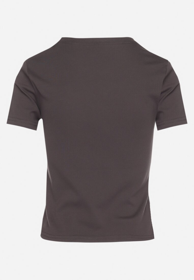 T-shirt Gri închis