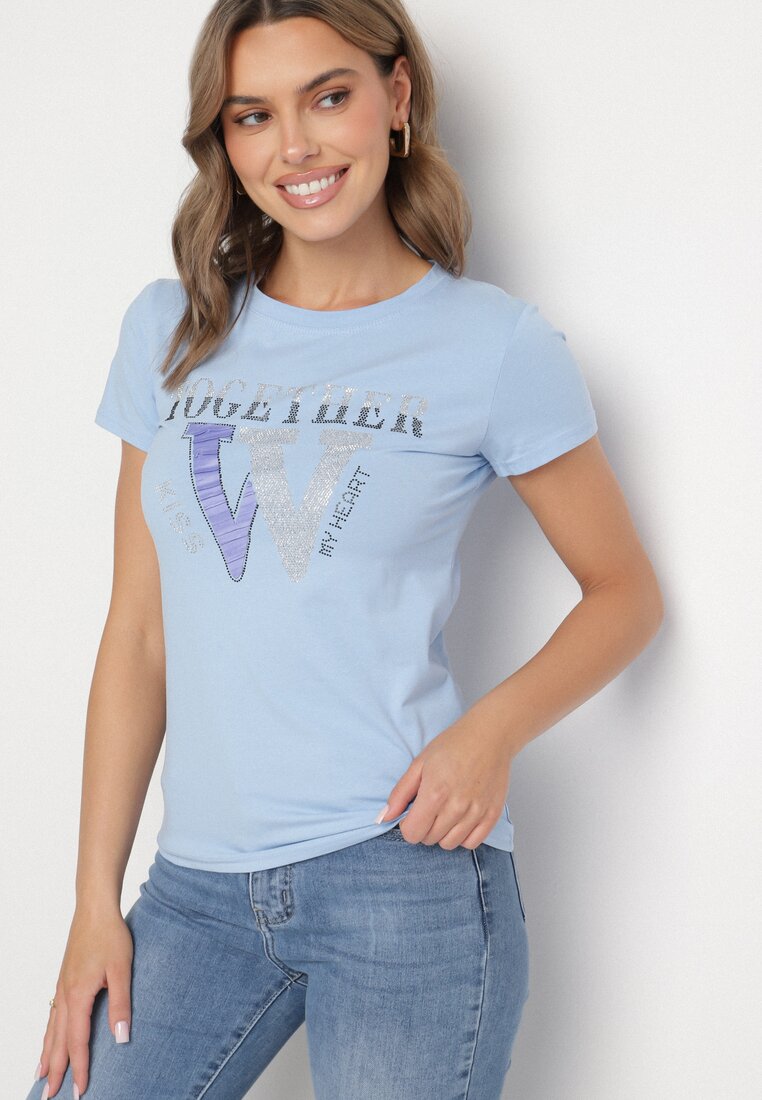 T-shirt Albastru deschis