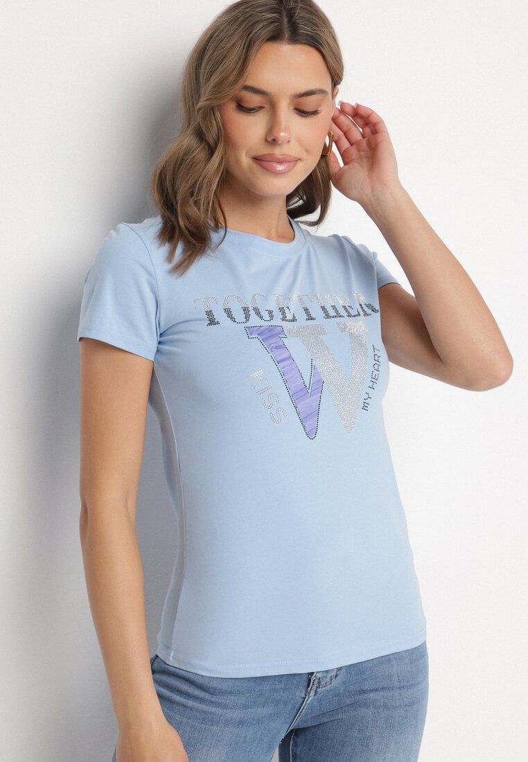 T-shirt Albastru deschis