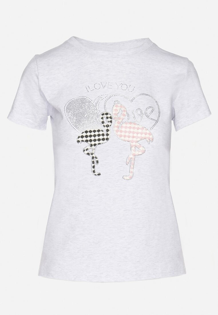 T-shirt Gri deschis