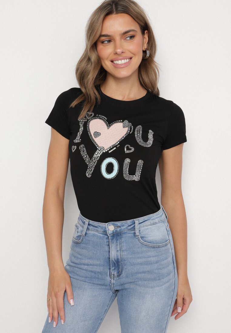 T-shirt Negru