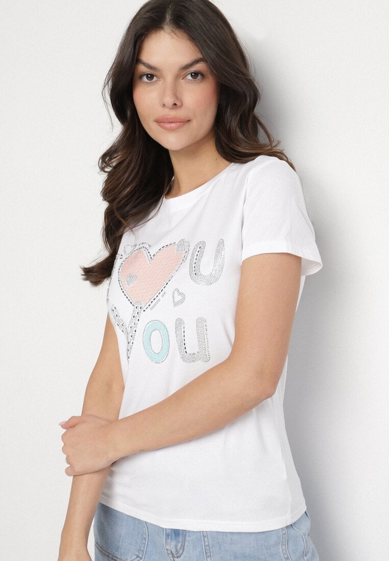 T-shirt Alb