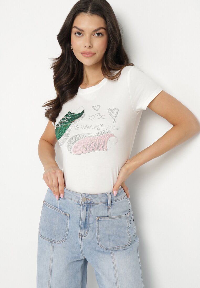 T-shirt Alb