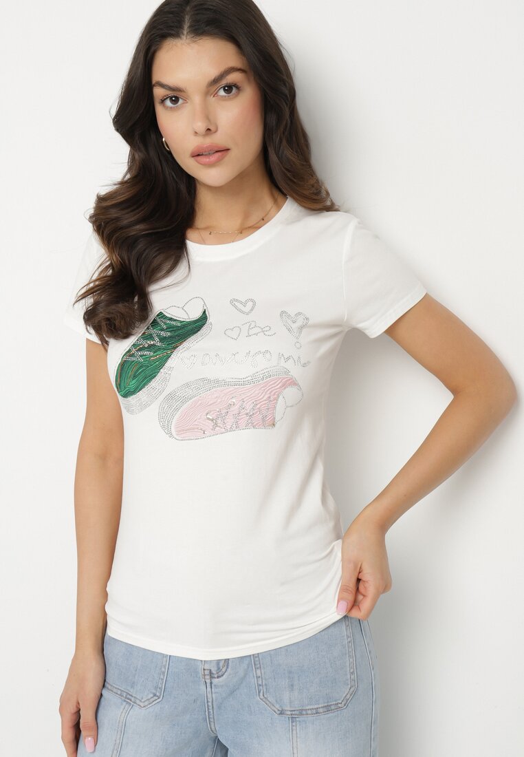 T-shirt Alb