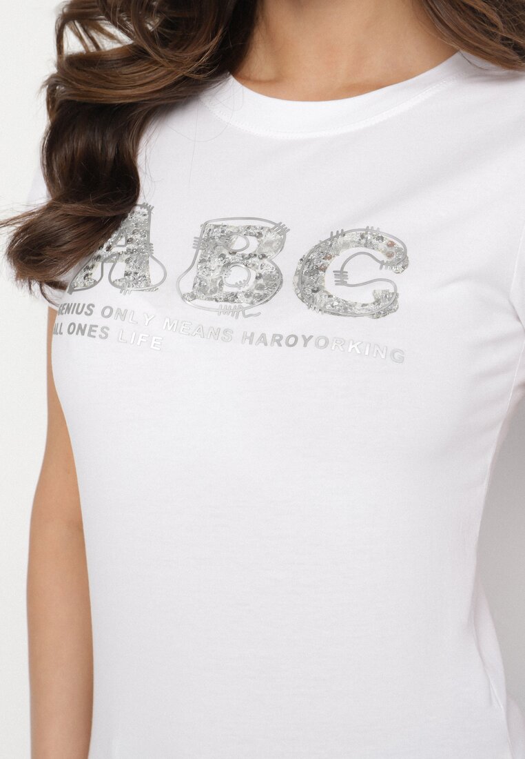T-shirt Alb