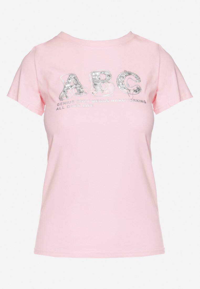 T-shirt Roz deschis
