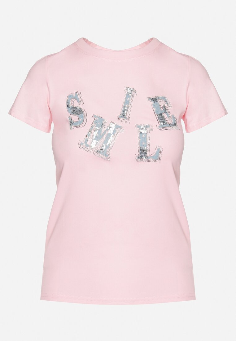 T-shirt Roz deschis