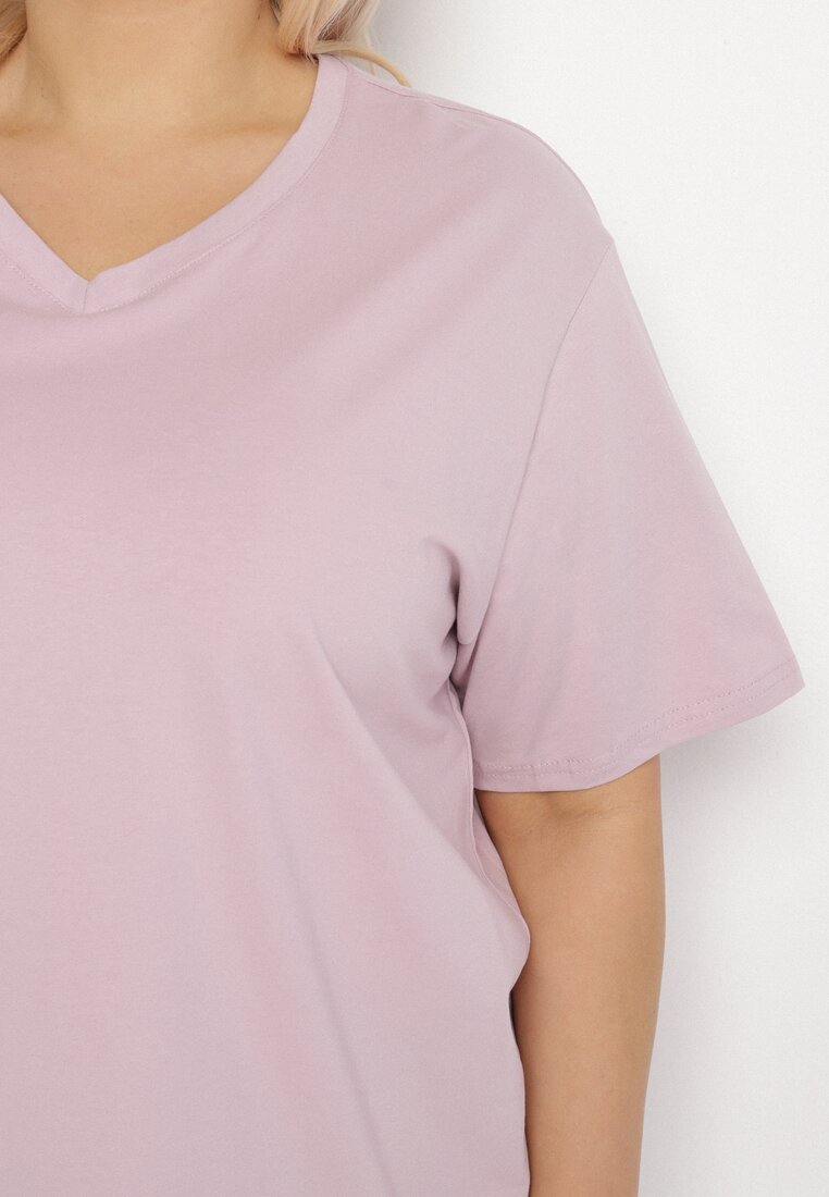 T-shirt Mov deschis