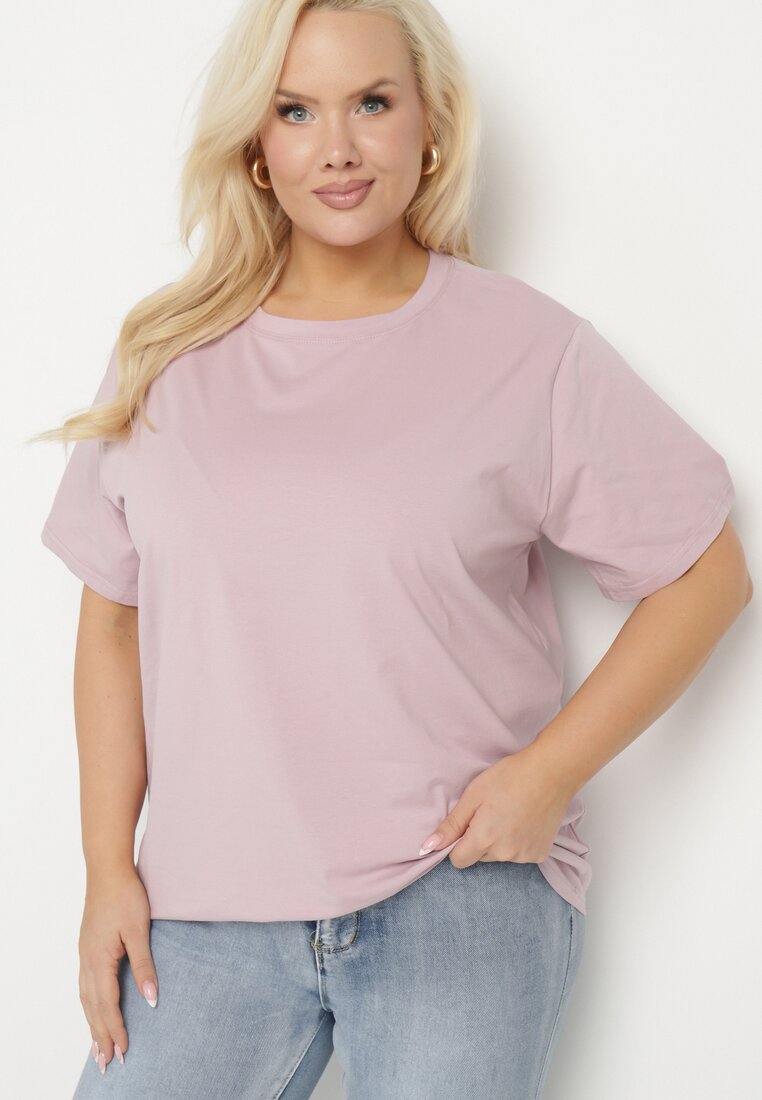T-shirt Mov deschis